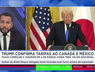 Trump dobra tarifas contra a China e confirma taxa de 25% para Canadá e México a partir desta terça-feira (4)