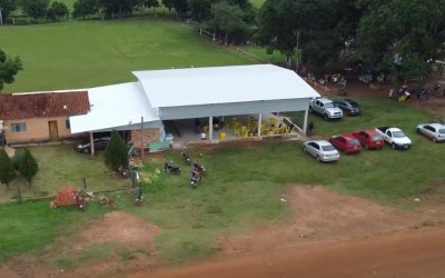 Barracão no Campo do Noroeste na linha 86 é reinaugurado em dia festivo