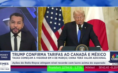 Trump dobra tarifas contra a China e confirma taxa de 25% para Canadá e México a partir desta terça-feira (4)